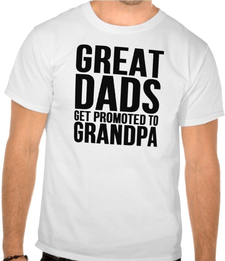 Fantaboy Great Dads Grandpa Printed T-Shirt